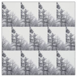 Snow-covered Trees Winter Photo Fabric