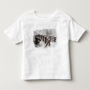 Snow Covered Wooden Bridge Toddler T-shirt