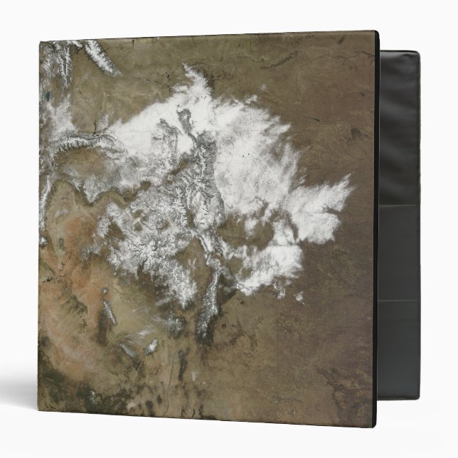 Snow covers the Rocky Mountains in United State Binder (Front/Inside)