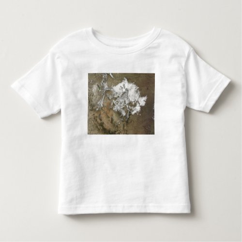 Snow covers the Rocky Mountains in United State Toddler T_shirt