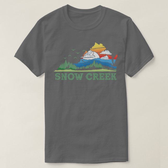 Snow Creek, Virginia Franklin County Nature & Outd T-Shirt (Design Front)