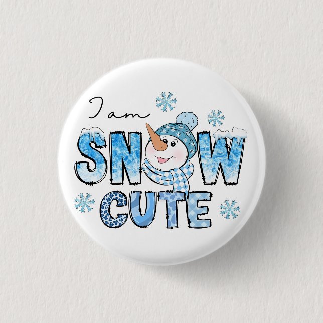 Snow Cute Button (Front)