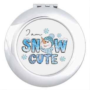 Snow Cute Compact Mirror