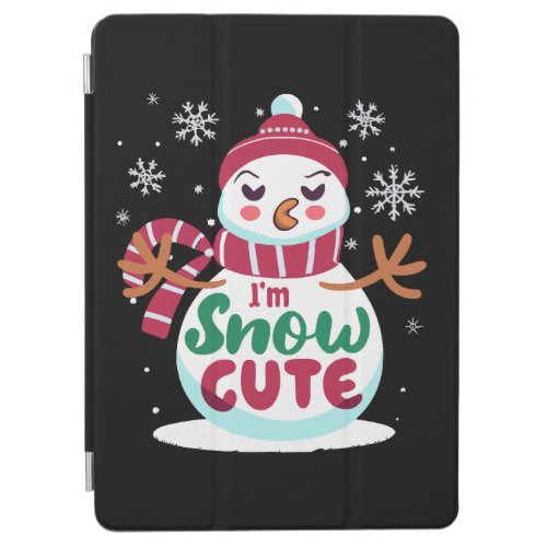 Snow Cute Embrace the Winter Charm of Christmas iPad Air Cover