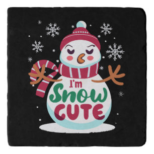 Snow Cute! Embrace the Winter Charm of Christmas Trivet