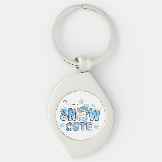 Snow Cute Keychain (Front)