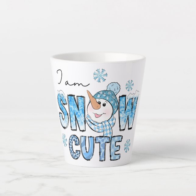 Snow Cute Latte Mug (Front)