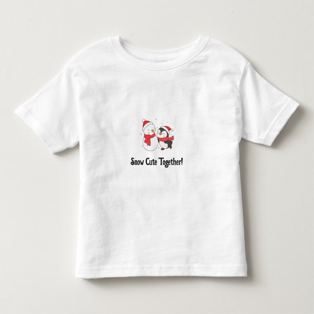 Snow cute together T-Shirt (Front)