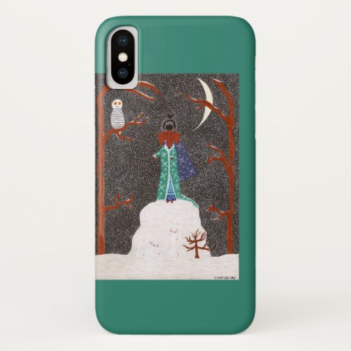 Snow Dachshund iPhone 3G Case_Mate iPhone X Case