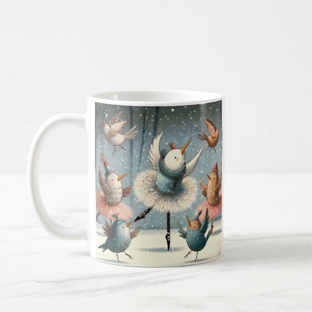 Snow Dance Coffee Mug (Left)