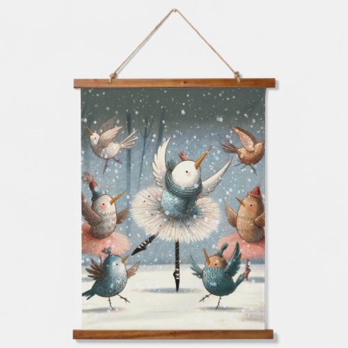 Snow Dance Hanging Tapestry