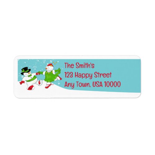 Snow Dancers 2 Return Address Label