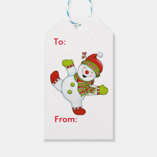 Snow Dancing 1 Gift Tags