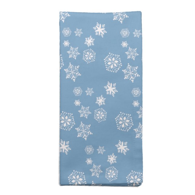 Snow Day Cloth Napkin (Folded)