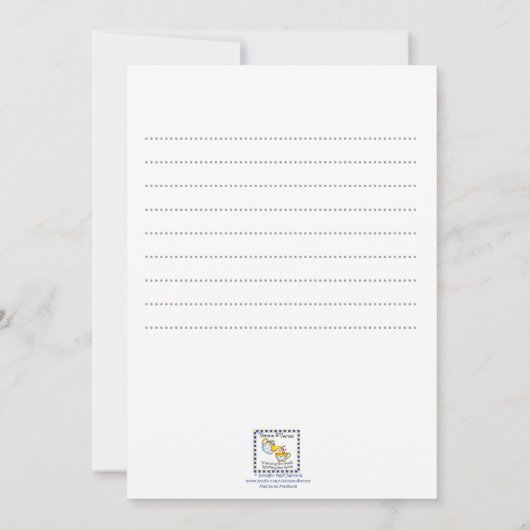 Snow Day Coloring Book Postcard (Back)