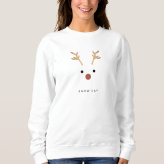 Snow Day deer sweatshirt