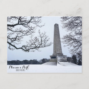 Snow Day in Phoenix Park Postcard