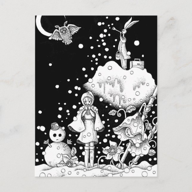 Snow day postcard (Front)