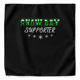 Snow Day Supporter Merry Christmas Bandana