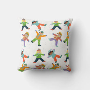 Snow Day Throw Pillow