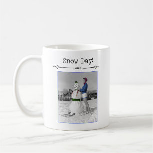 Snow Day Vintage Mug