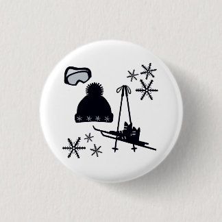 Snow designs of different items button