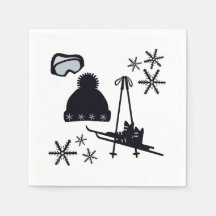 Snow designs of different items