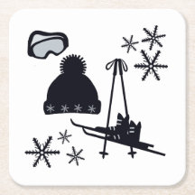 Snow designs of different items
