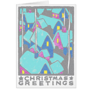 Snow-Draped Hamlet Cards
