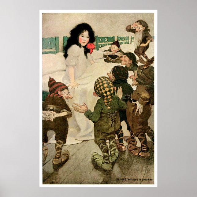 “Snow-Drop and the Seven Little Men” Poster (Front)