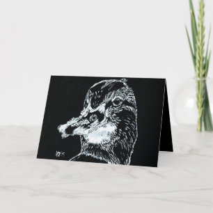 Snow Duck Holiday Card