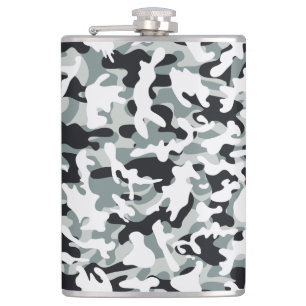 Snow Dust Camouflage Flask