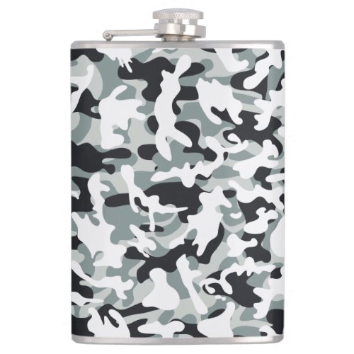 Snow Dust Camouflage  Flask