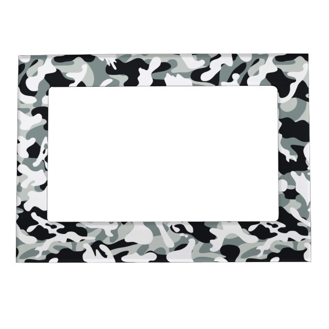 Snow Dust Camouflage  Magnetic Frame (Front)