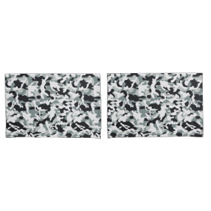 Snow Dust Camouflage Pillow Case