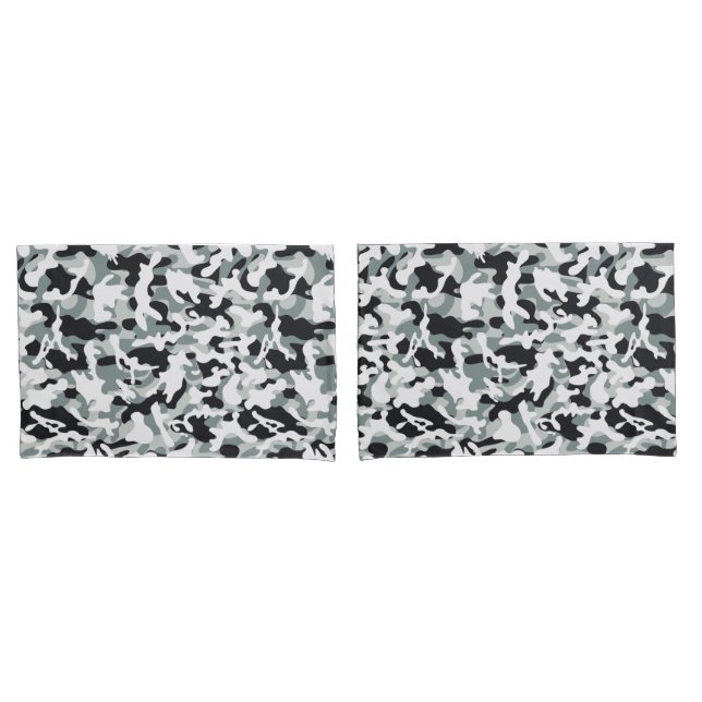 Snow Dust Camouflage Pillow Case (Front-Set)