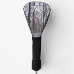Snow Dusted Forest Winter Landscape Photography Golf Head Cover