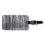 Snow Dusted Forest Winter Landscape Photography Luggage Tag