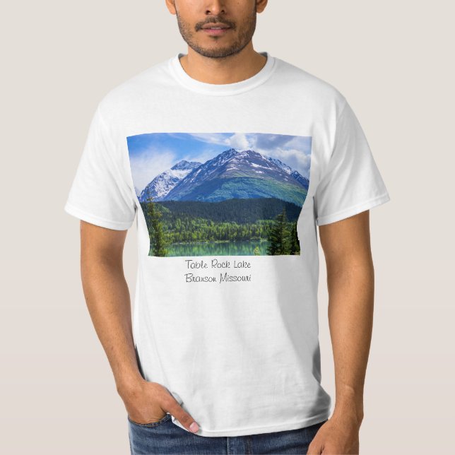 Snow Dusting At Table Rock Lake T-shirt (Front)