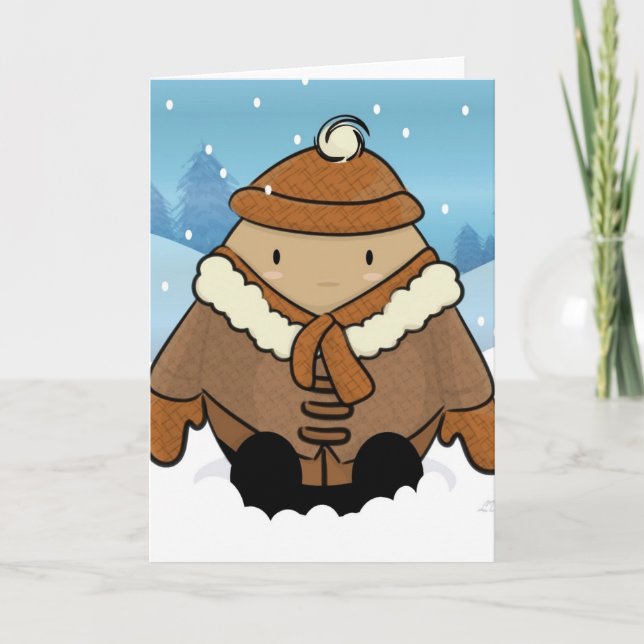 Snow Egg Card (Front)