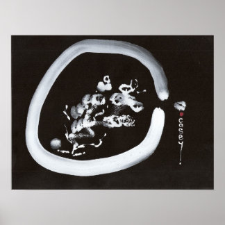 Snow Enso Art Print