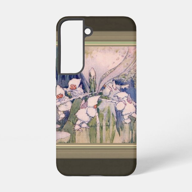 Snow Faeries Making Snow Samsung Galaxy Case (Back)