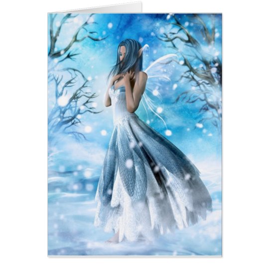 Snow Fairy Greeting Card