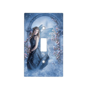 Snow Fairy Light Switch Cover
