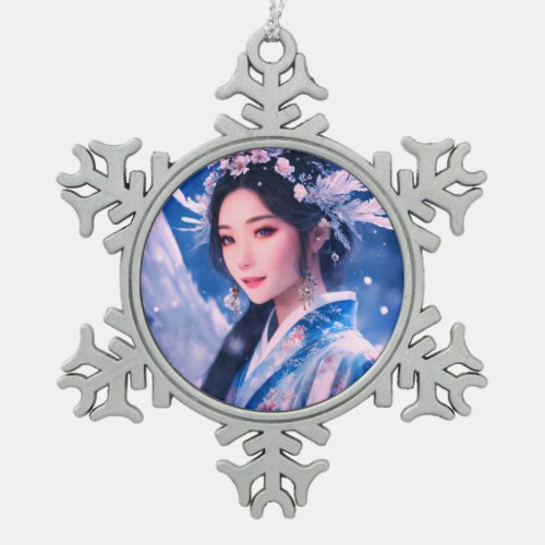 snow fairy ornament