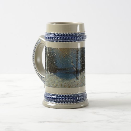 Snow Fall Beer Stein