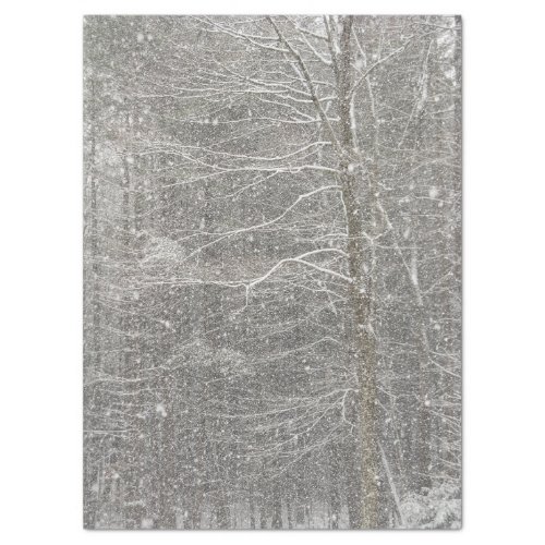 Snow Falling Tissue Paper