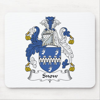 Snow Family Crest Mouse Pad
