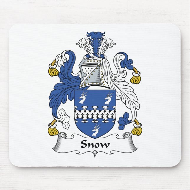 Snow Family Crest Mouse Pad (Front)