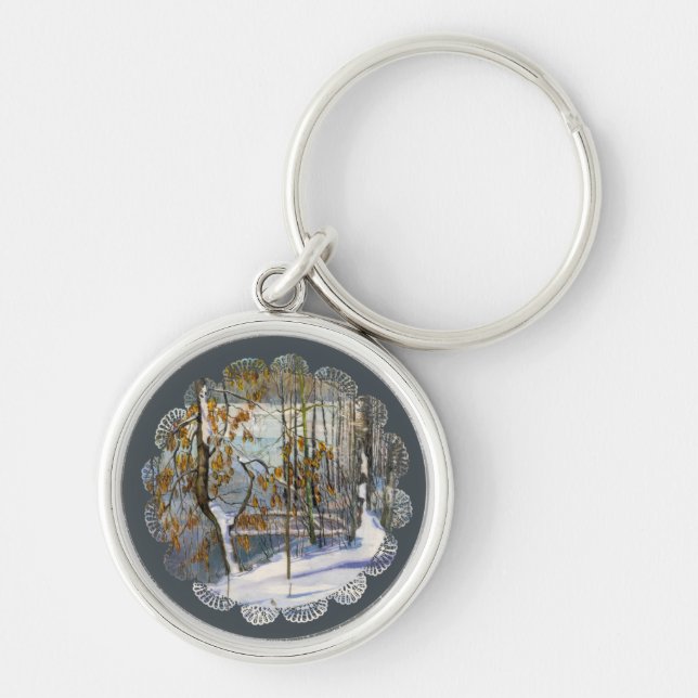 Snow fell keychain (Front)